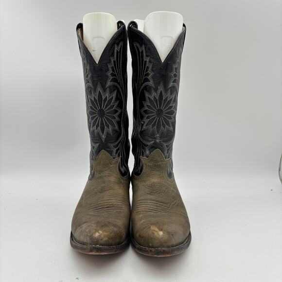 Vintage Tony Lama 6701 Black Label Western Boots Men\'s 7.5D Workwear 90s main image 13